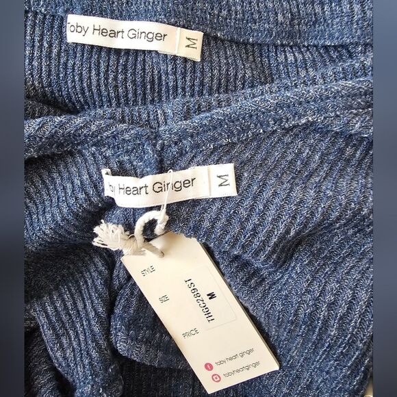 Revolve Toby Heart Ginger Anja Ribbed Skirt Set | Blue | Size 6 | NWT - Picture 10 of 12